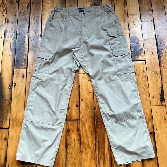 5.11 Tactical Men’s 36x36 (Fits 34x32) Taclite Pro Pants Cargo Ripstop Flaw READ - Picture 2 of 11